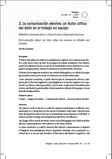 Portada de COMUNICACIÓN EFECTIVA