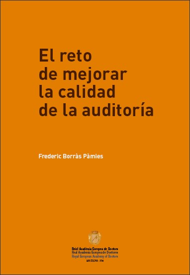 Portada de EL RETO DE MEJORAR LA CALIDAD DE LA AUDITORÍA