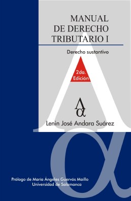 Portada de Manual de derecho tributario I