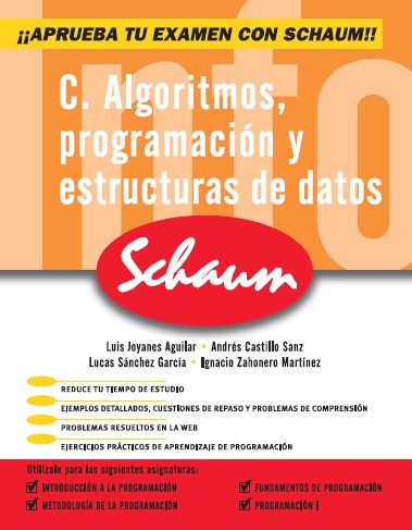 Portada de C. Algoritmos, Programación y Estructuras de Datos (Schaum)